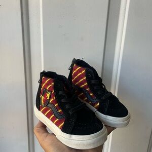 VANS x Harry Potter Gryffindor High Tops Size toddler 4.5